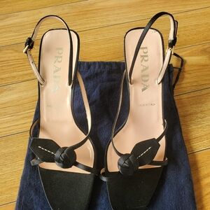 Prada Satin sandals (Authentic)